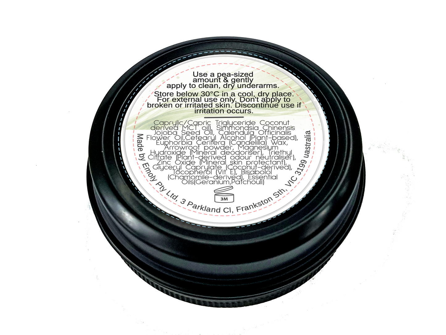 Natural Deodorant Paste for Sensitive Skin | Bicarb Free, 24H Odour Protection