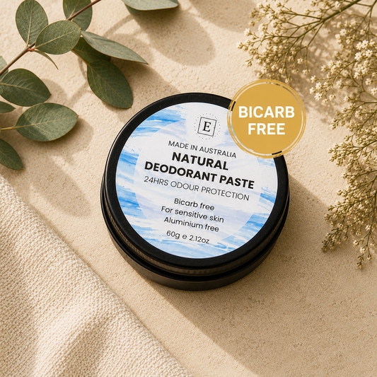 Natural Deodorant Paste for Sensitive Skin | Bicarb Free, 24H Odour Protection, Tea Tree