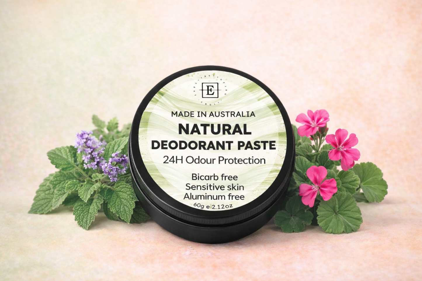 Natural Deodorant Paste for Sensitive Skin | Bicarb Free, 24H Odour Protection
