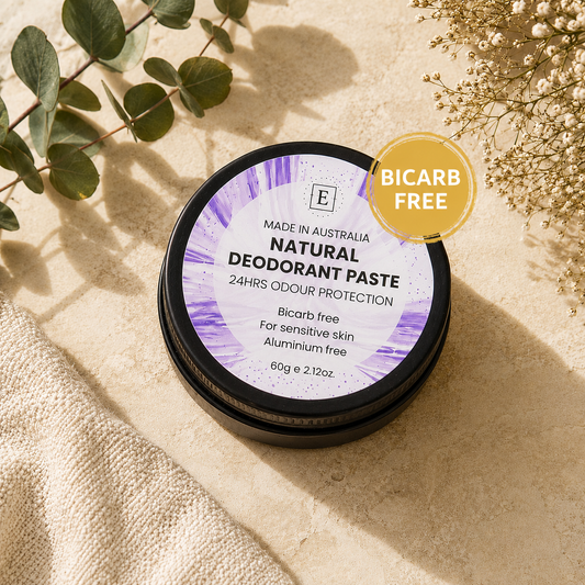 Natural Deodorant Paste for Sensitive Skin | Bicarb Free, 24H Odour Protection, Lavender