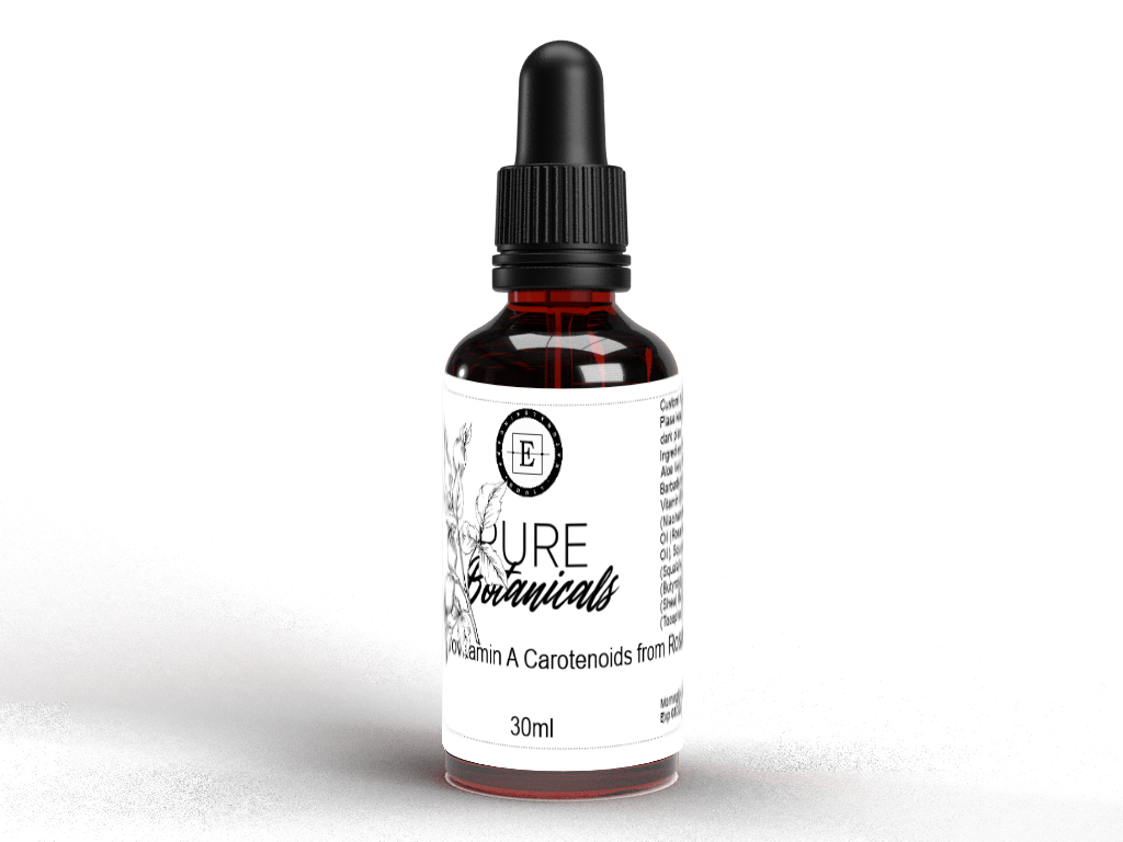 Face serum with Chlorophyll and Rosehip oil