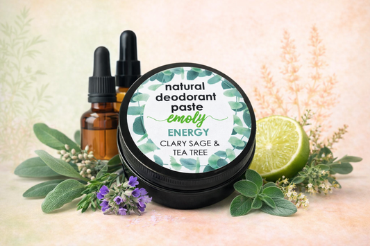 Natural Deo Paste - Energy - Clary Sage