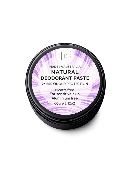 Natural Deodorant Paste for Sensitive Skin | Bicarb Free, 24H Odour Protection, Lavender