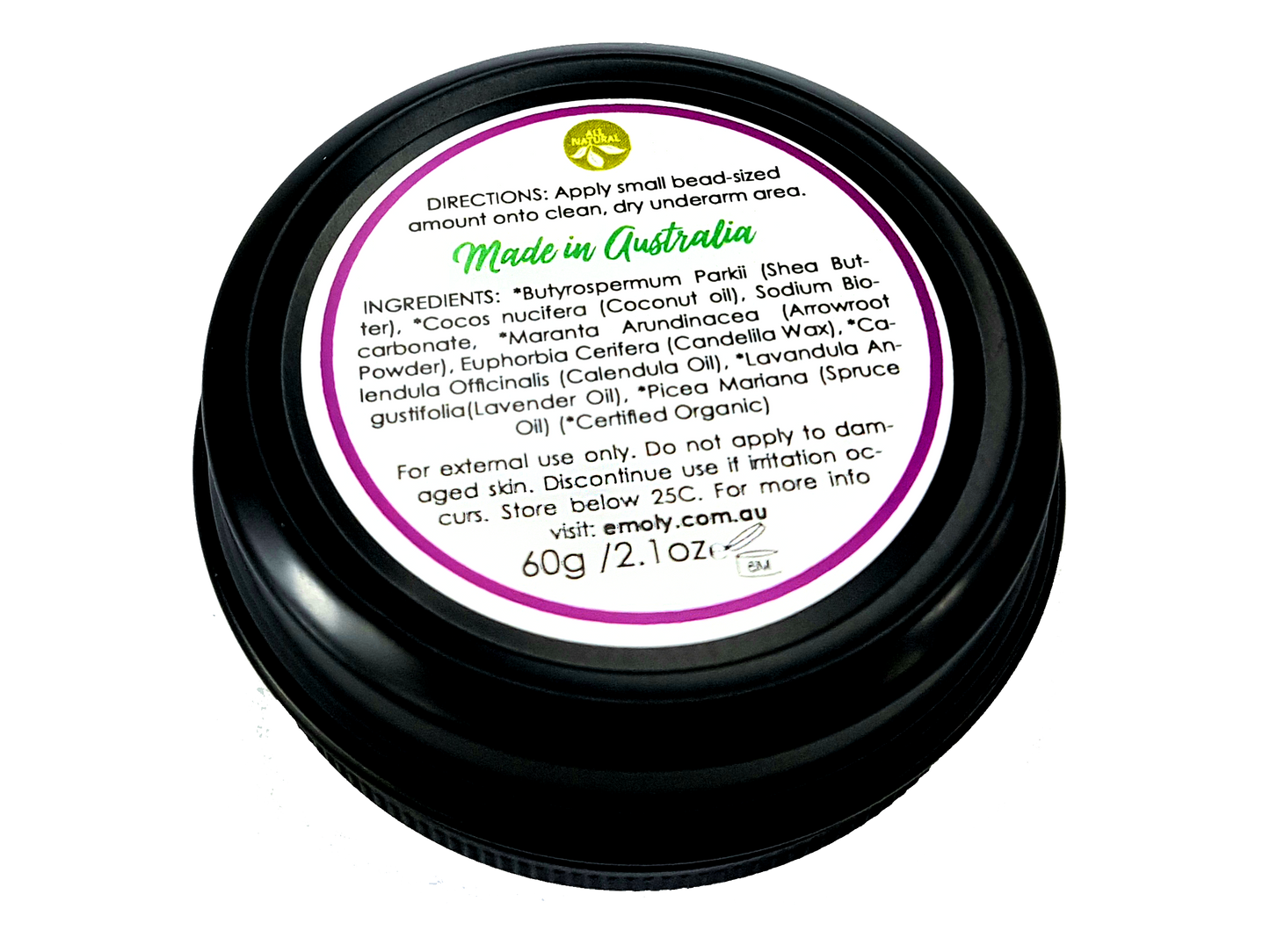 Natural Deo Paste - Confidence - Lavender