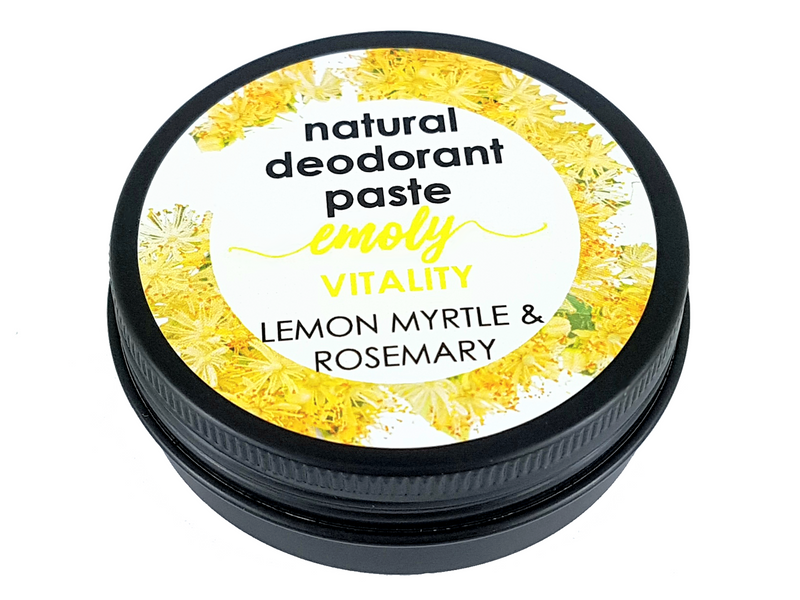 Natural Deo Paste - Vitality - Lemon Myrtle