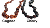 Baltic Amber Necklace - Round beads cherry color SM
